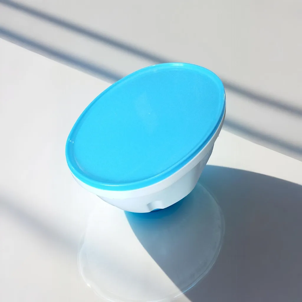 1000ml Rounded Plastic Container - Food Storage & Ice Cream Tub