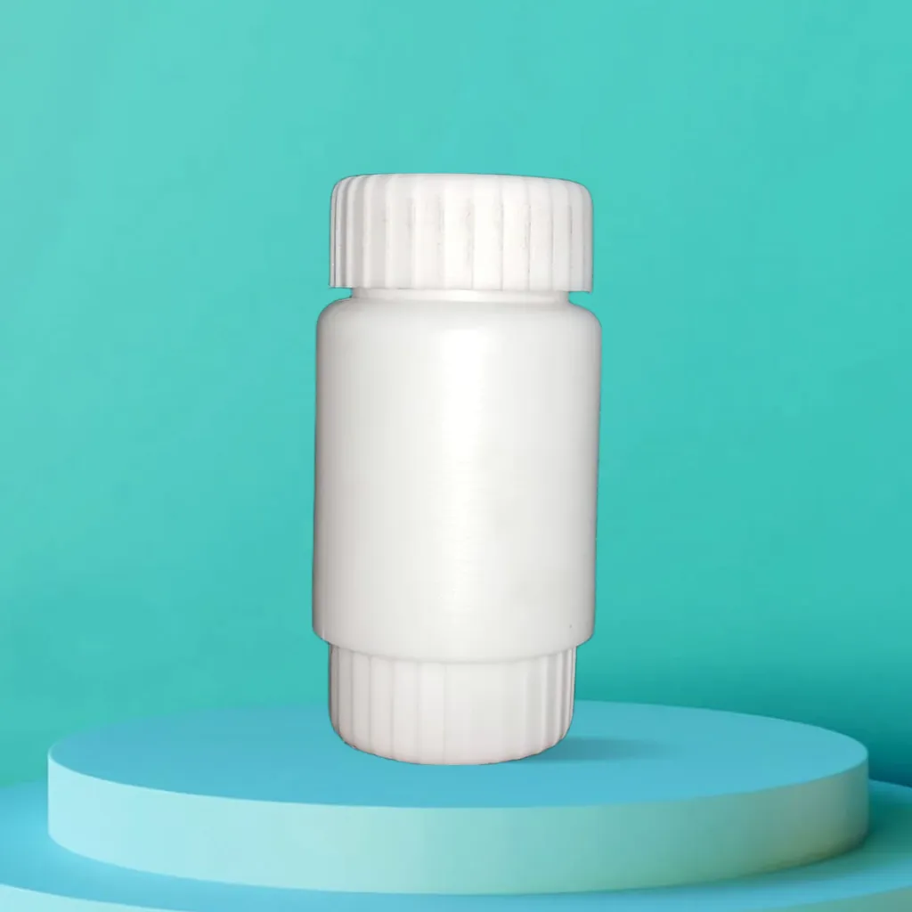 Plastic Vitamin Bottle for Pharmaceutical Packaging